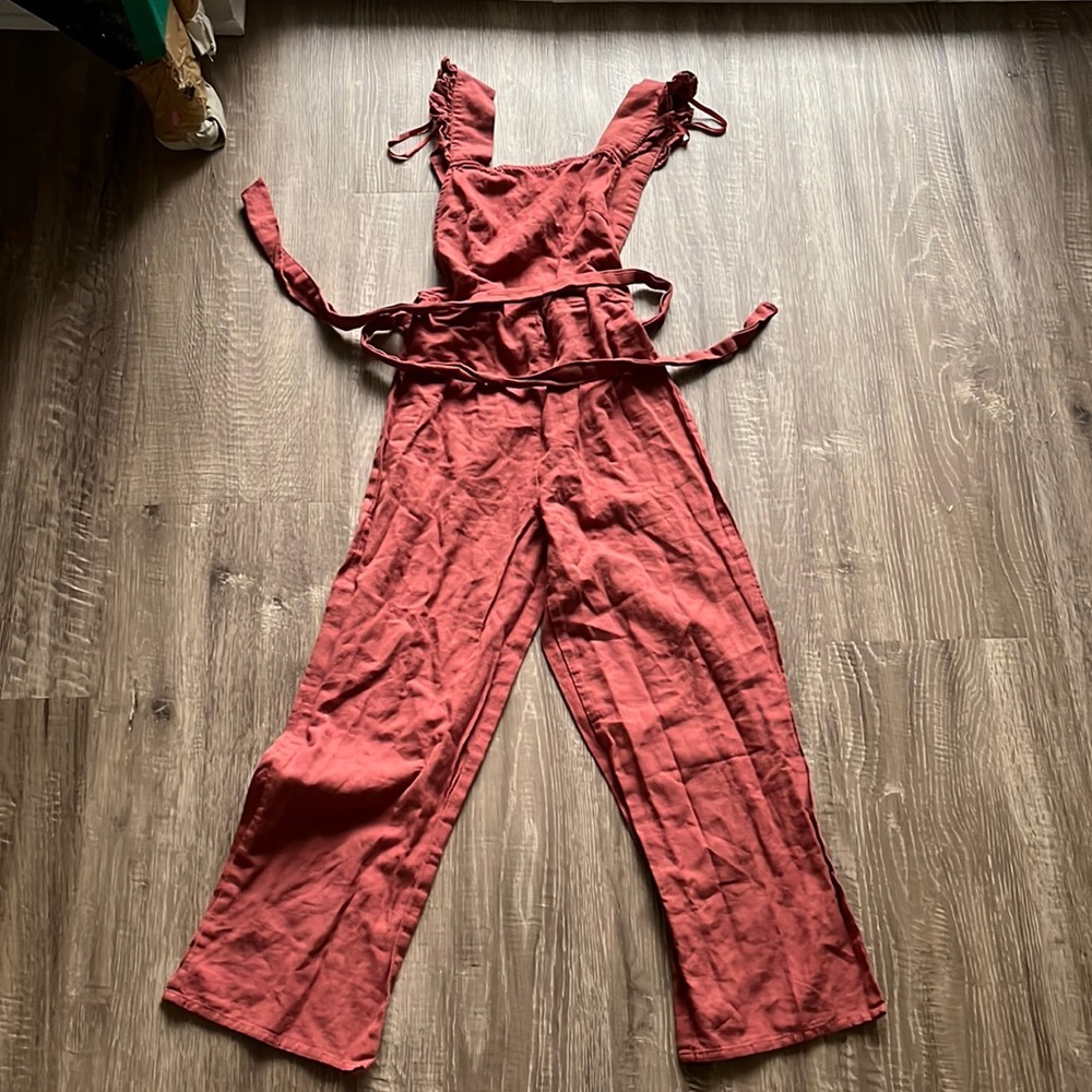 Coral woman’s romper